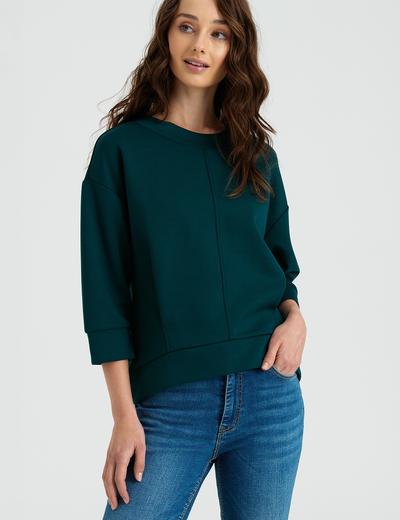 Bluza damska nierozpinana zielona