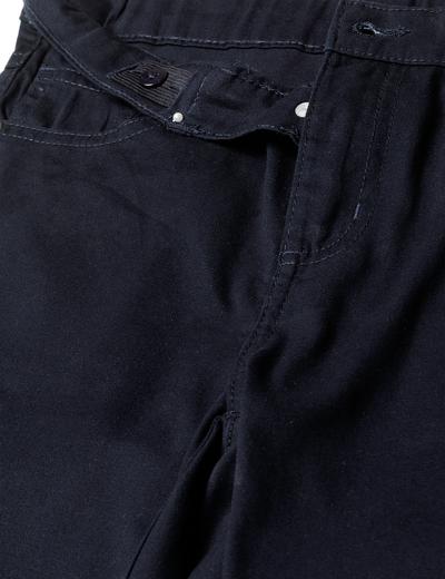 Granatowe klasyczne spodnie chłopięce regular