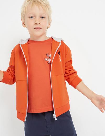 Bluza rozpinana dla chłopca Mayoral - pomarańczowa
