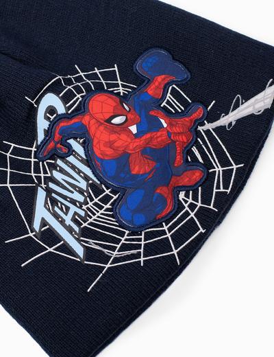 Czapka chłopięca granatowa Spiderman