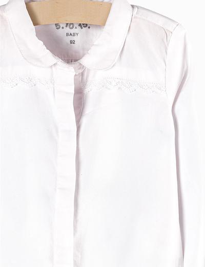 Body niemowlęce białe koszulowe dla dziewczynki