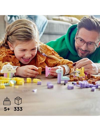 Klocki LEGO Classic 11028 Kreatywna zabawa pastelowymi - 333 elementy, wiek 5 +