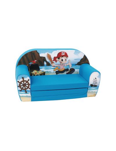 Rozkładana sofa piankowa dla chłopca Delsit Pirat