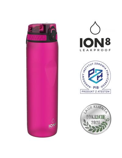 Oryginalna butelka na wodę ION8 różowa 1l