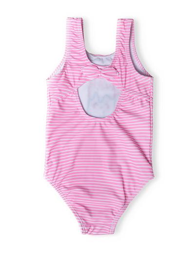 Różowy kostium kąpielowy jednoczęściowy dla niemowlaka