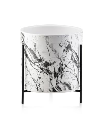 NEVA Doniczka ceramiczna na metalowym stojaku