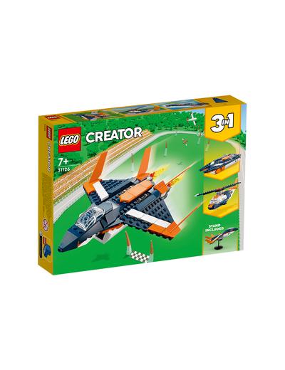 LEGO Creator - Odrzutowiec naddźwiękowy 31126 - 215 elementów, wiek 7+