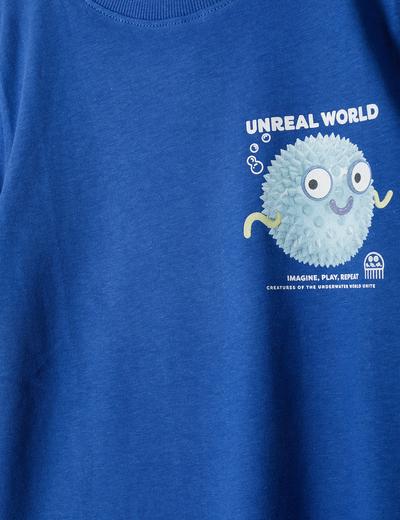 Niebieskie t-shirt dla chłopca - Unreal World - 5.10.15.