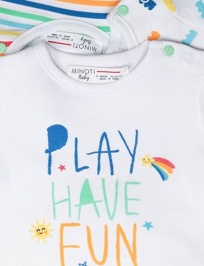3pak kolorowych t-shirtów dla niemowlaka