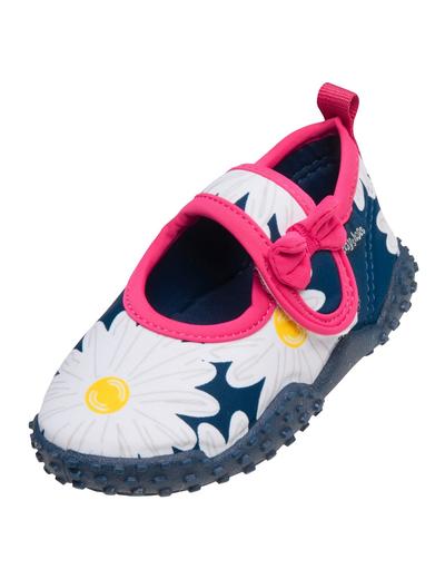 Buty kąpielowe dla dziewczynki z filtrem UV Kwiatki