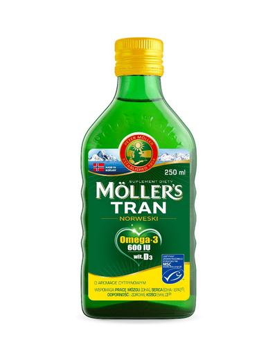 Möller’s Tran Norweski - aromat cytrynowy 250ml