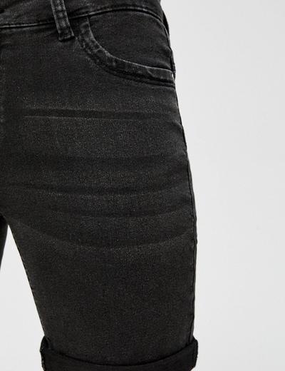 Szorty damskie jeansowe czarne