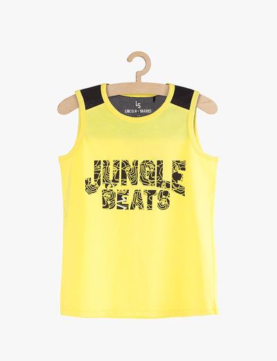 Koszulka chłopięca na ramiączka "Jungle Beats"