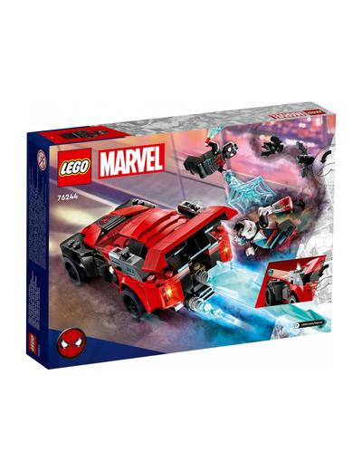 Klocki LEGO Super Heroes 76244 Miles Morales kontra Morbius - 220 elementy, wiek 7 +