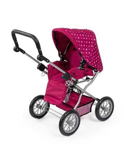 Wózek dla lalek Combi Grande, zestaw - różowy