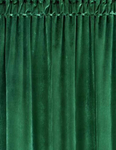 Zasłona gotowa samanta na taśmie 140x300 cm zielony