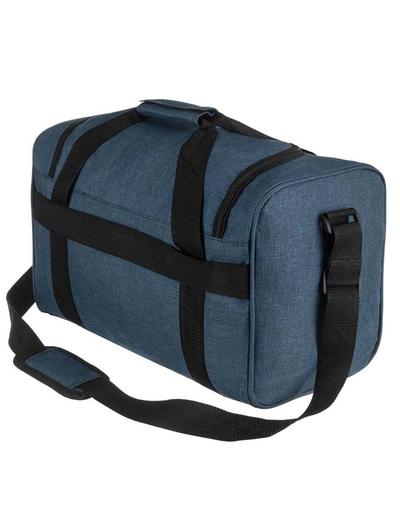 Granatowa torba podróżna idealna na bagaż podręczny - Peterson