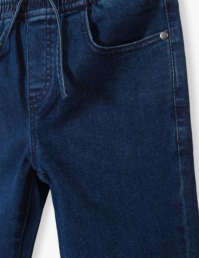 Spodnie chłopięce jeansowe granatowe