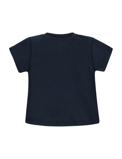 Chłopięca koszulka z krótkim rękawem niebieska