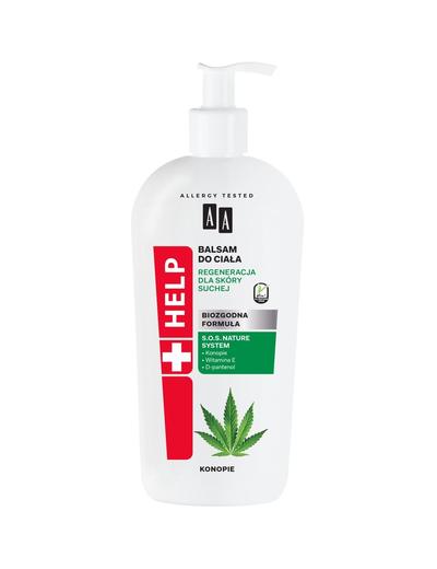 AA Help Natural balsam do ciała regeneracja dla skóry suchej Cannabis 400 ml