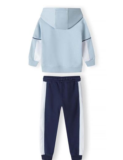 Komplet dresowy chłopięcy- błękitna bluza i spodnie dresowe