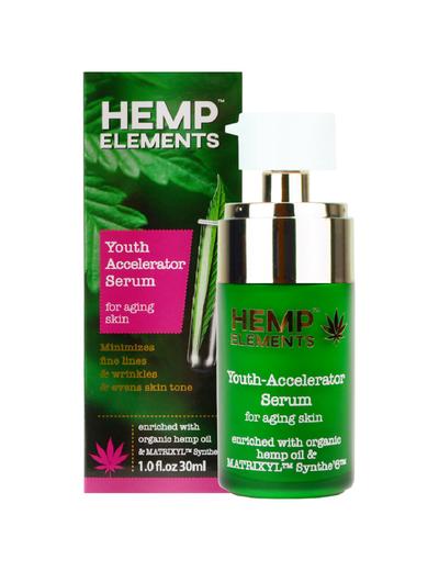Hemp Elements Skin Youth Accelerator serum do twarzy z olejem konopnym 30ml