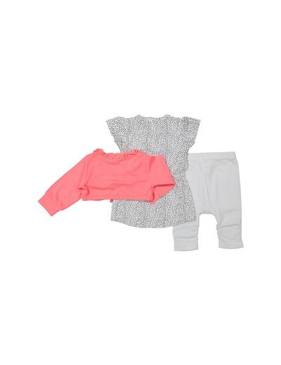 Komplet ubrań dla niemowlaka bolerko tunika i leginsy