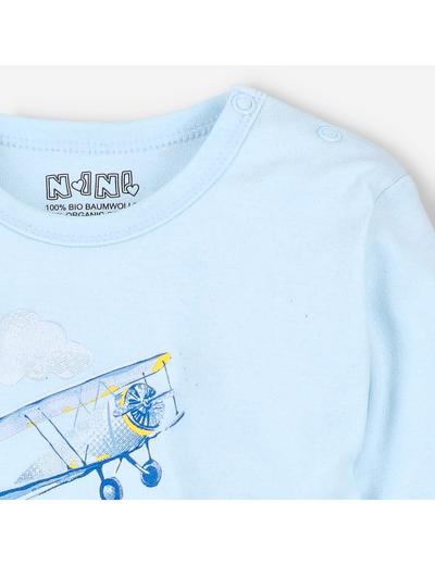 Bluzka niemowlęca z bawełny organicznej dla chłopca