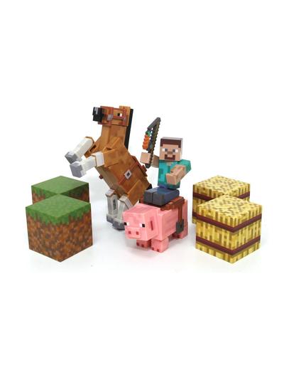 Minecraft - zestaw (koń + świnia)