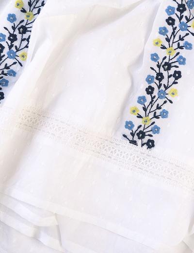 Bawełniana sukienka niemowlęca z kwiecistym wzorem