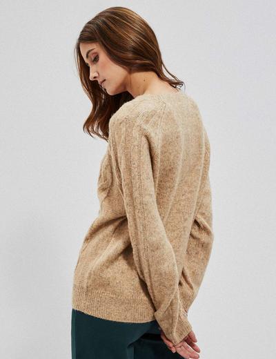 Ciepły sweter damski