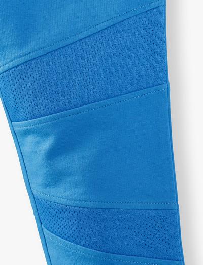 Spodnie dresowe chłopięce w kolorze niebieskim
