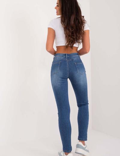 Damskie spodnie jeansowe typu rurki