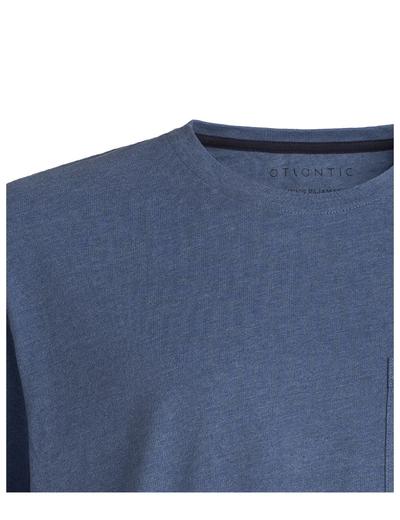 Piżama męska szorty w żaglówki + niebieski t-shirt
