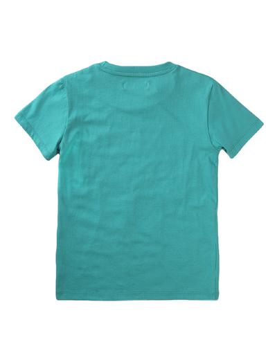 Chłopięcy t-shirt bawełniany z kolorowym nadrukiem