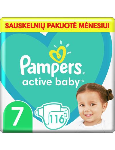 Pampers Active Baby, rozmiar 7, 116 szt, 15kg+