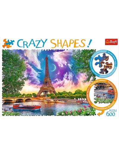 Puzzle Crazy Shapes - Niebo nad Paryżem - 600 elementów