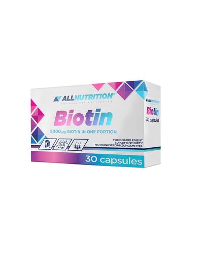 Suplementy diety - Allnutrition  Biotin -  30 kapsułek