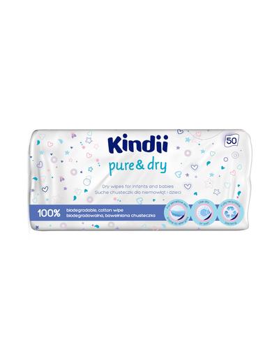 Suche chusteczki dla niemowląt i dzieci Kindii Pure & Dry 50 szt. (200x200)