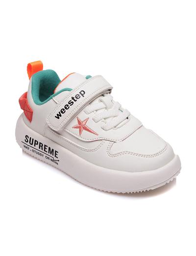 Buty sportowe dla dużej dziewczynki Weestep Supreme białe