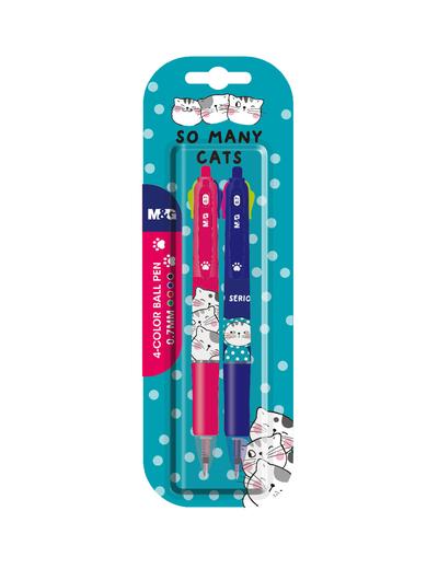 Długopis automatyczny So Many Cats, 0,7mm -2szt