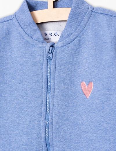 Bluza dresowa dla niemowlaka - niebieska
