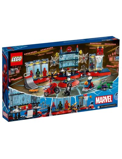 Lego Super Heroes 76175 - Atak na kryjówkę Spider-Mana - 466 elementów wiek 8+