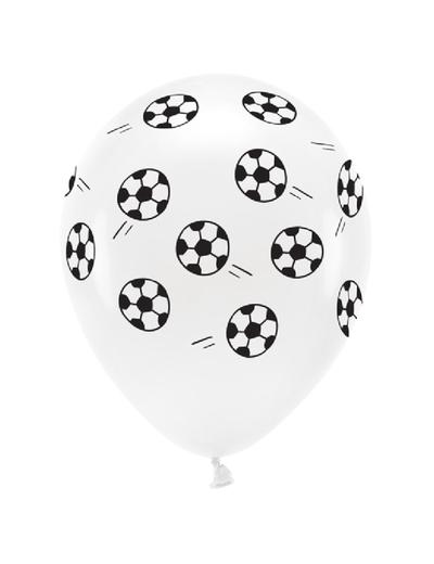 Balony Eco pastelowe Piłki - białe 6 szt.