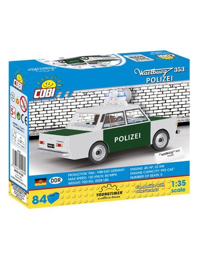 Kocki COBI 24558 Cars Wartburg 353 Polizei - 84 elementy wiek 5+