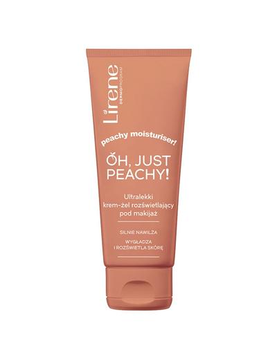 Lirene Oh Just Peachy! Ultralekki krem-żel rozświetlający pod makijaż 50 ml