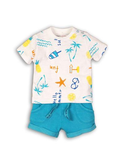 Komplet ubranek dla niemowlaka t-shirt i spodenki
