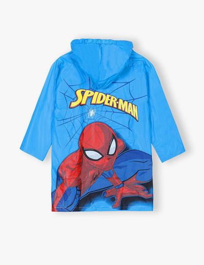 Płaszcz przeciwdeszczowy wodoodporny Spiderman - niebieski