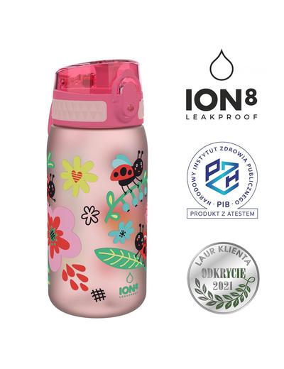 Oryginalna butelka na wodę ION8 różowa Biedronki 0,4l