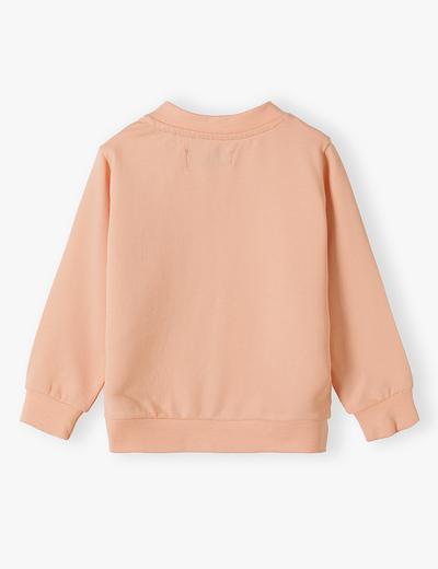 Bawełniana bluza niemowlęca - różowa